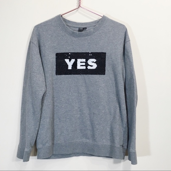 Simons Tops - Simons Sequin Flip Mermaid Sweatshirt Sweater XS